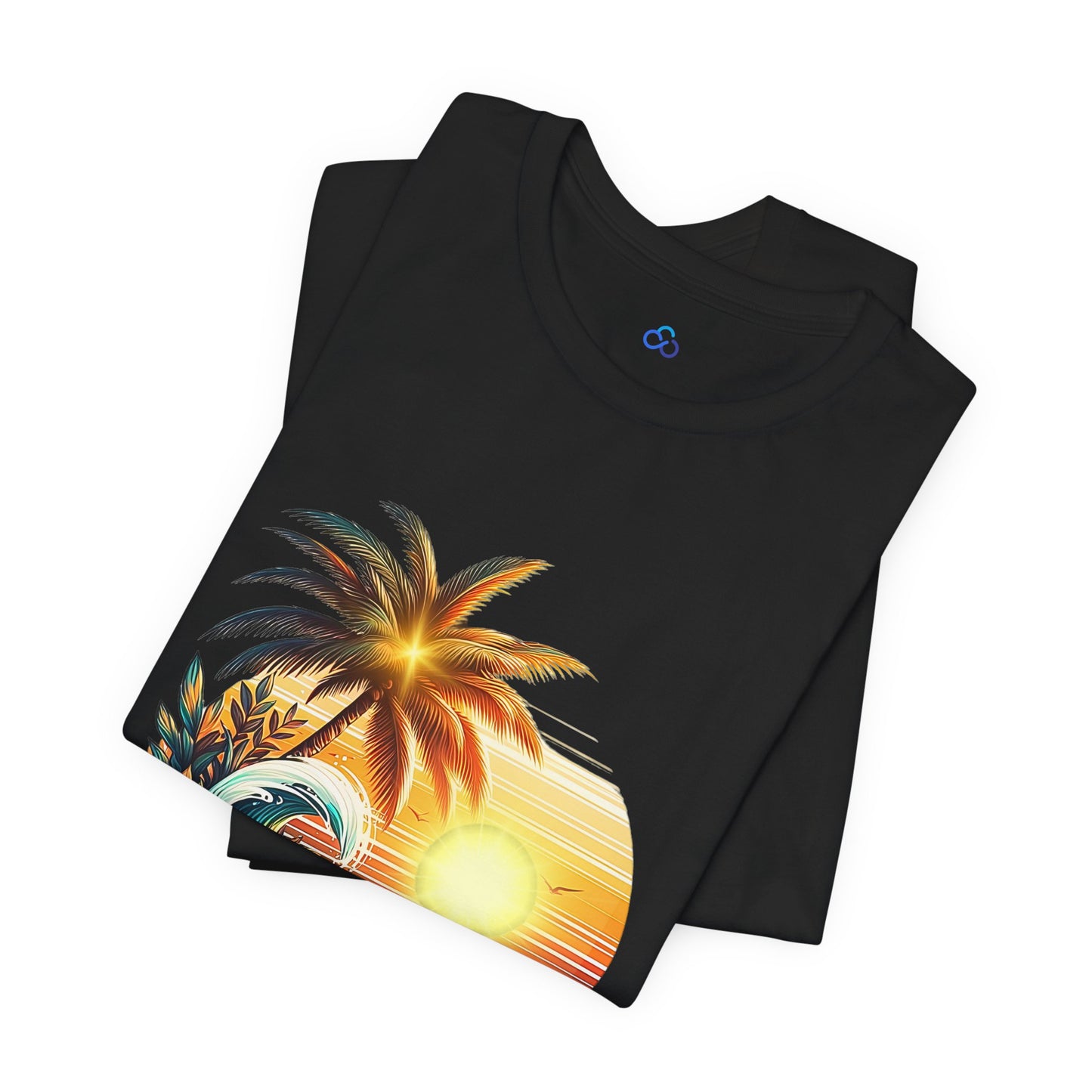 Palm Wave Paradise Cloud Tshirt