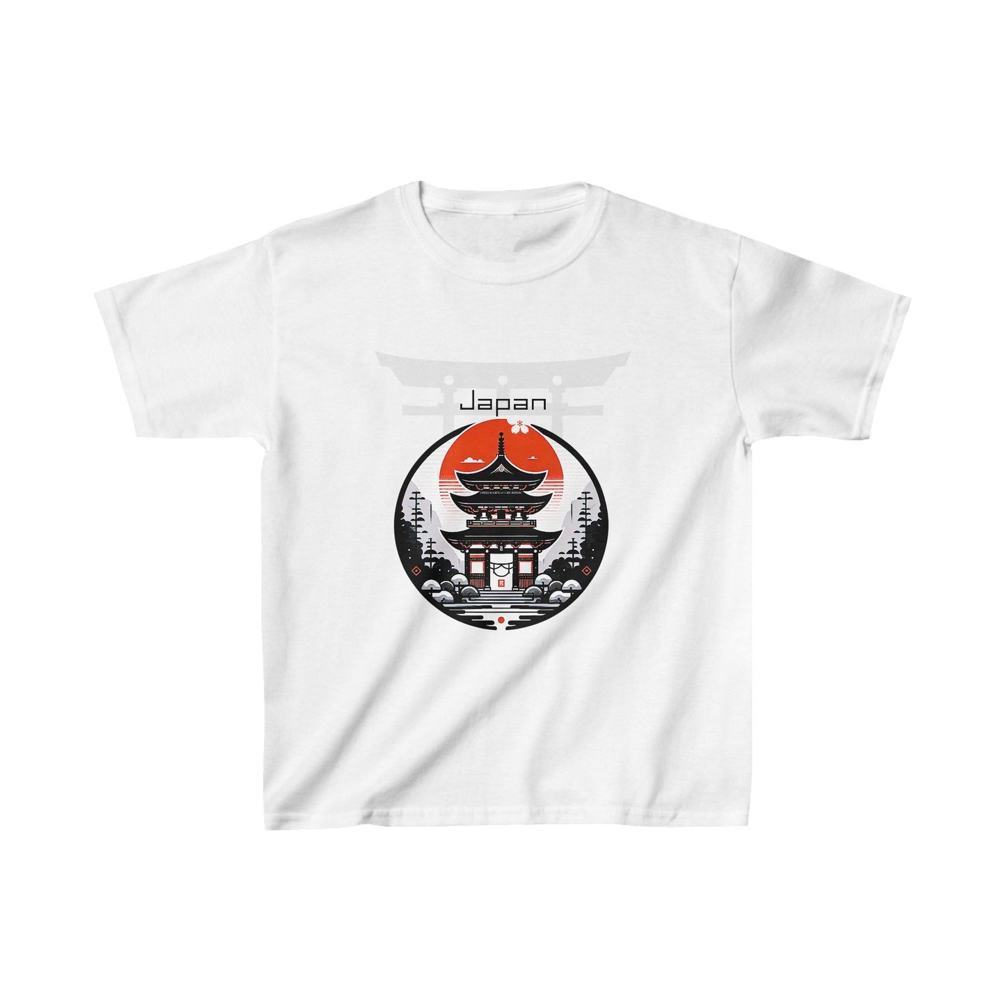 Printify Kids clothes XS / White Kids Japan Tshirt