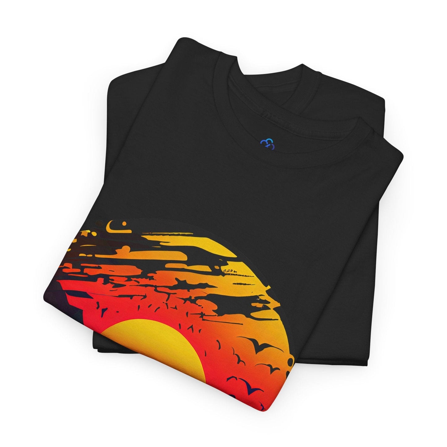 Printify T-Shirt Sunset Serenity Classic Tshirt