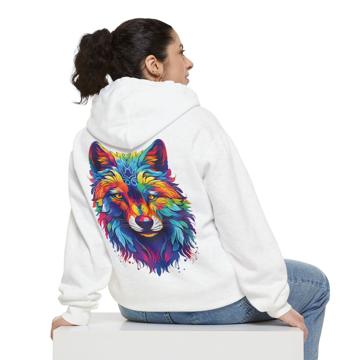 Spectral Wolf Cloud Hoodie