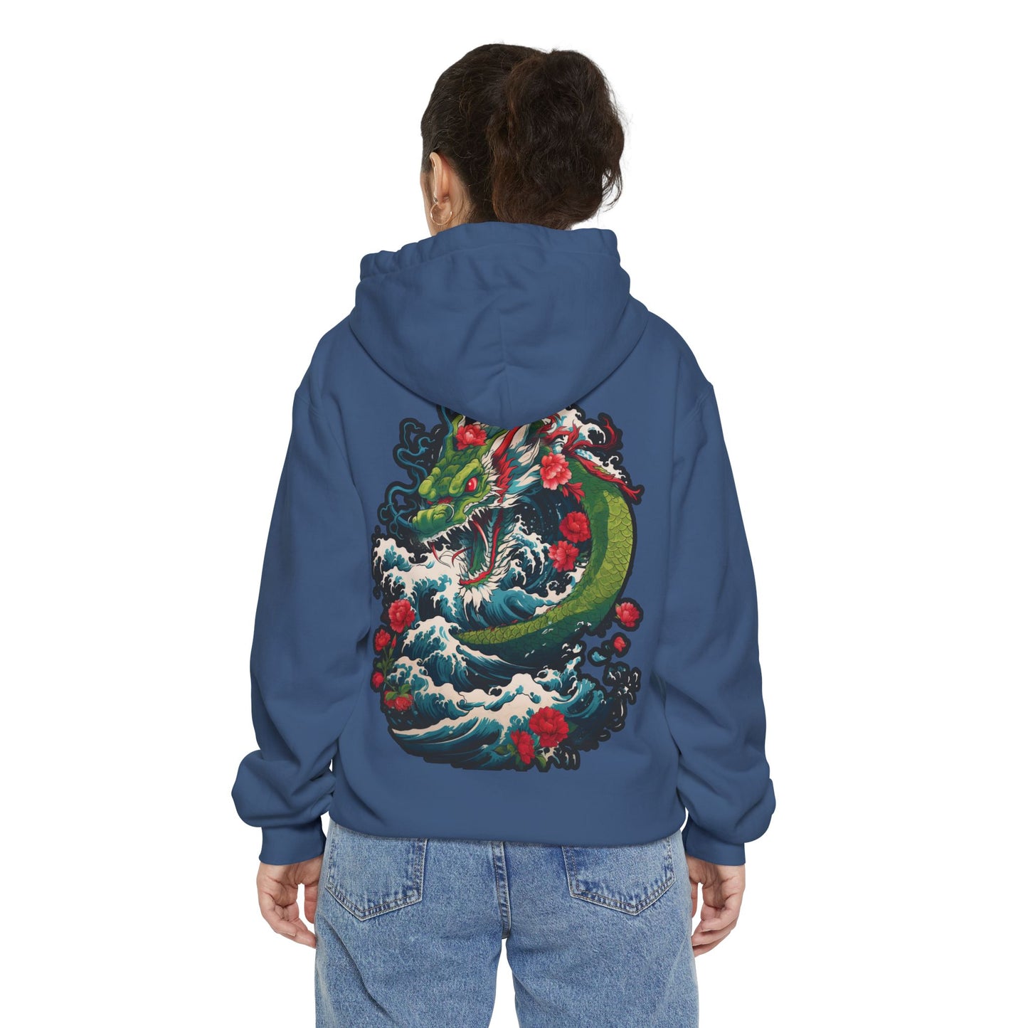 Japanese Dragon Cloud Hoodie