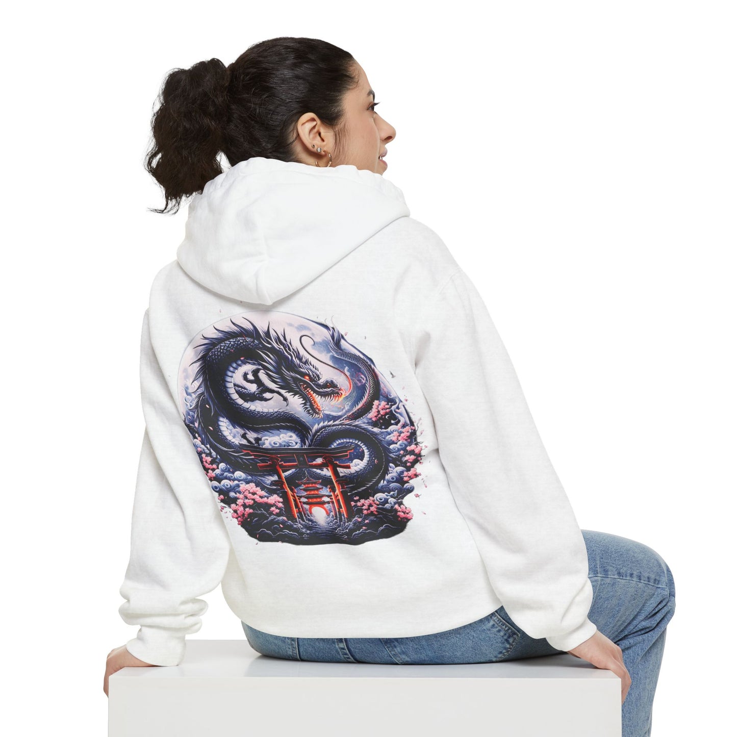 Lunar Dragon Sanctuary Cloud Hoodie