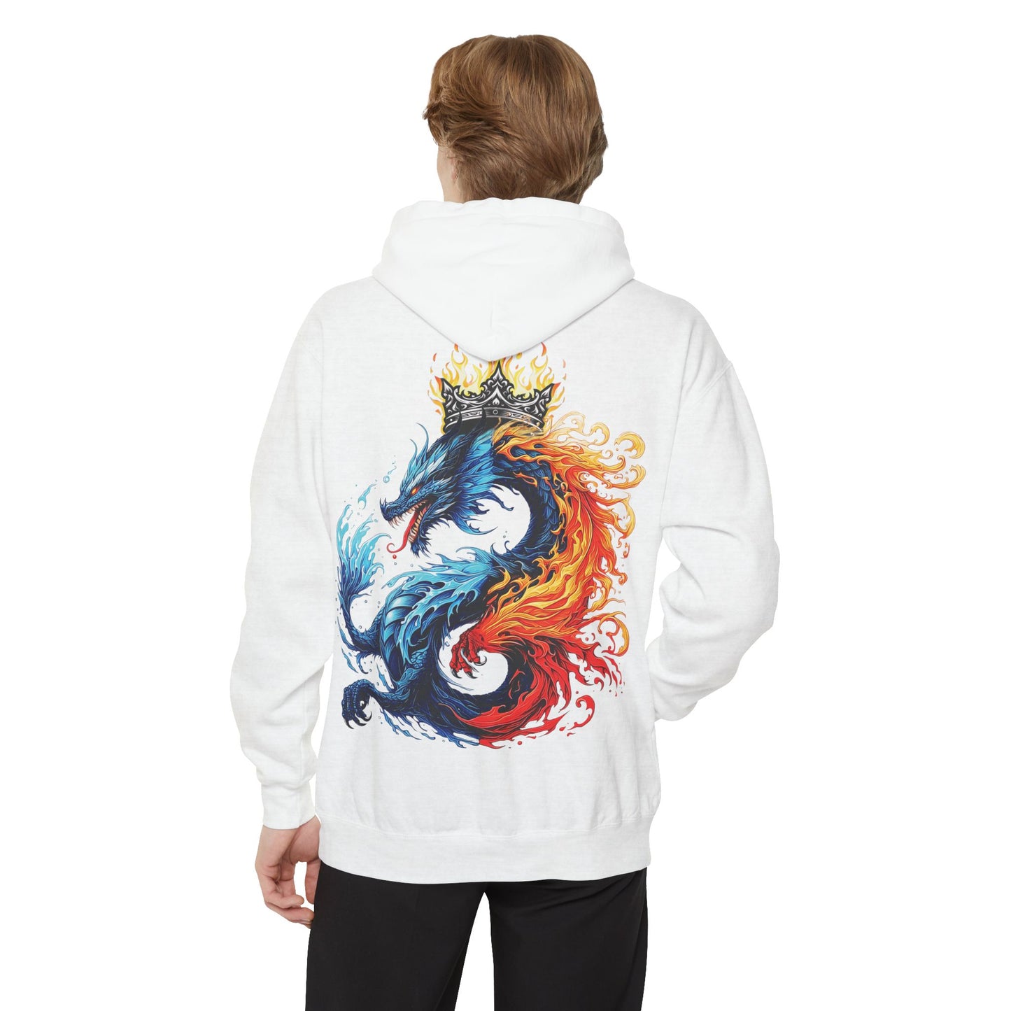AquaBlaze Dragon Cloud Hoodie