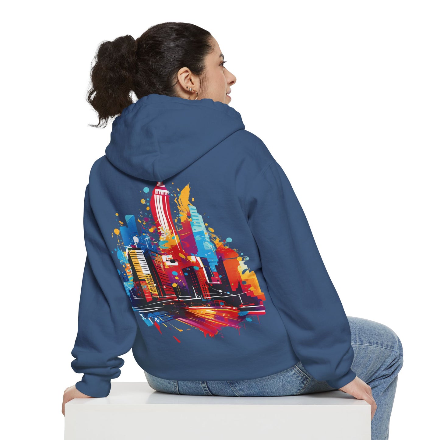 Vivid City Vibe Cloud Hoodie