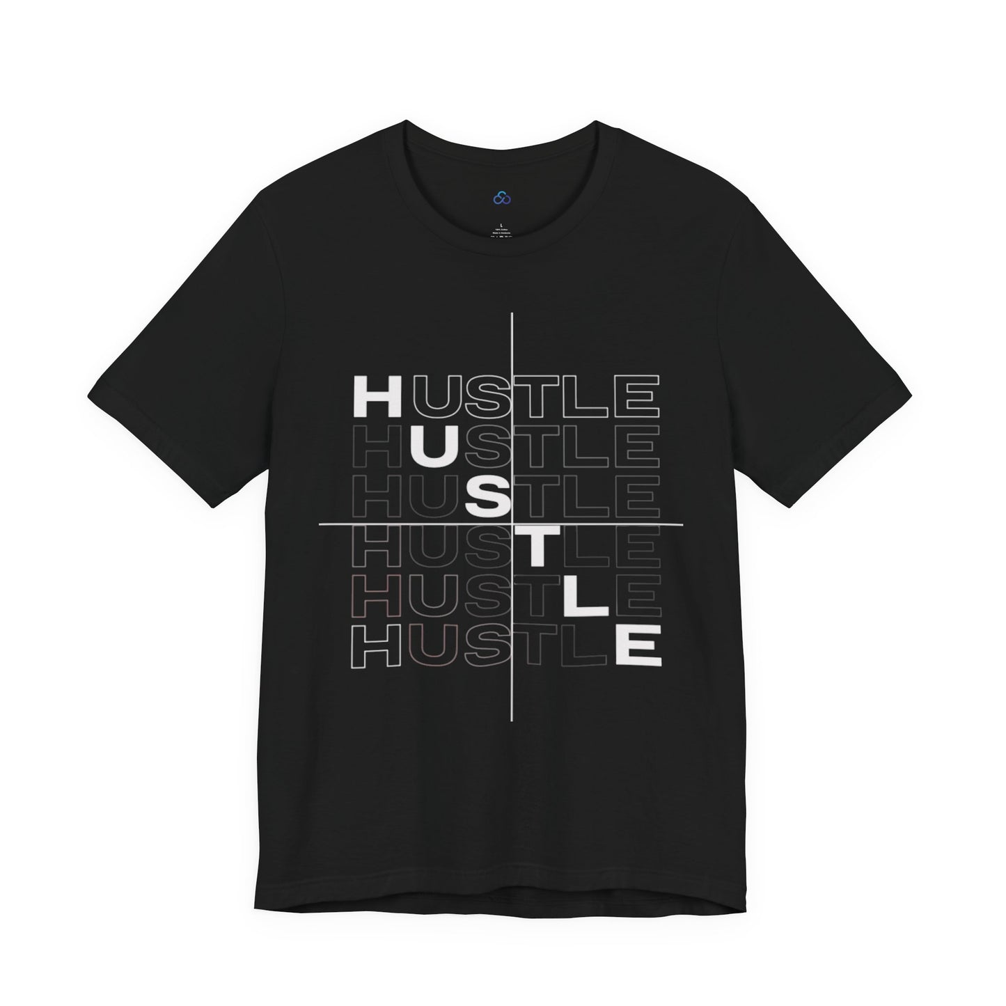 Hustle Grid Cloud Tshirt