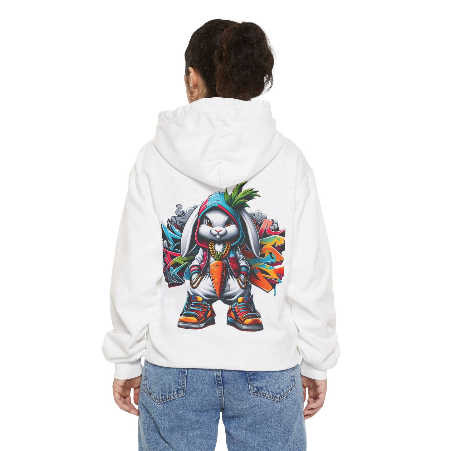 Graffiti Bunny Cloud Hoodie