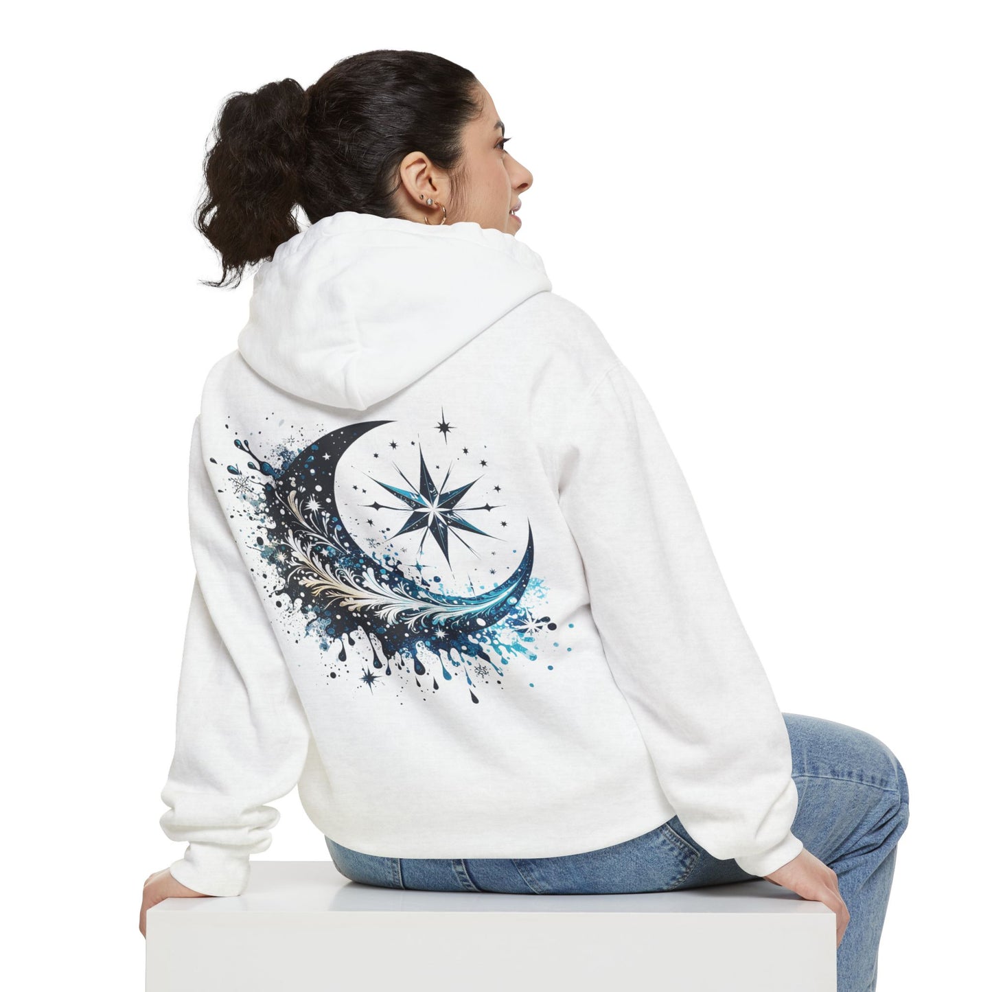 Winter Moon Cloud Hoodie