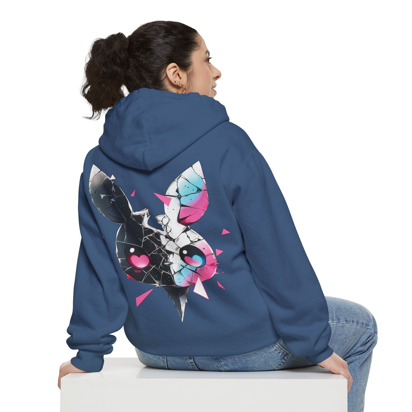 Shattered Bunny Cloud Hoodie