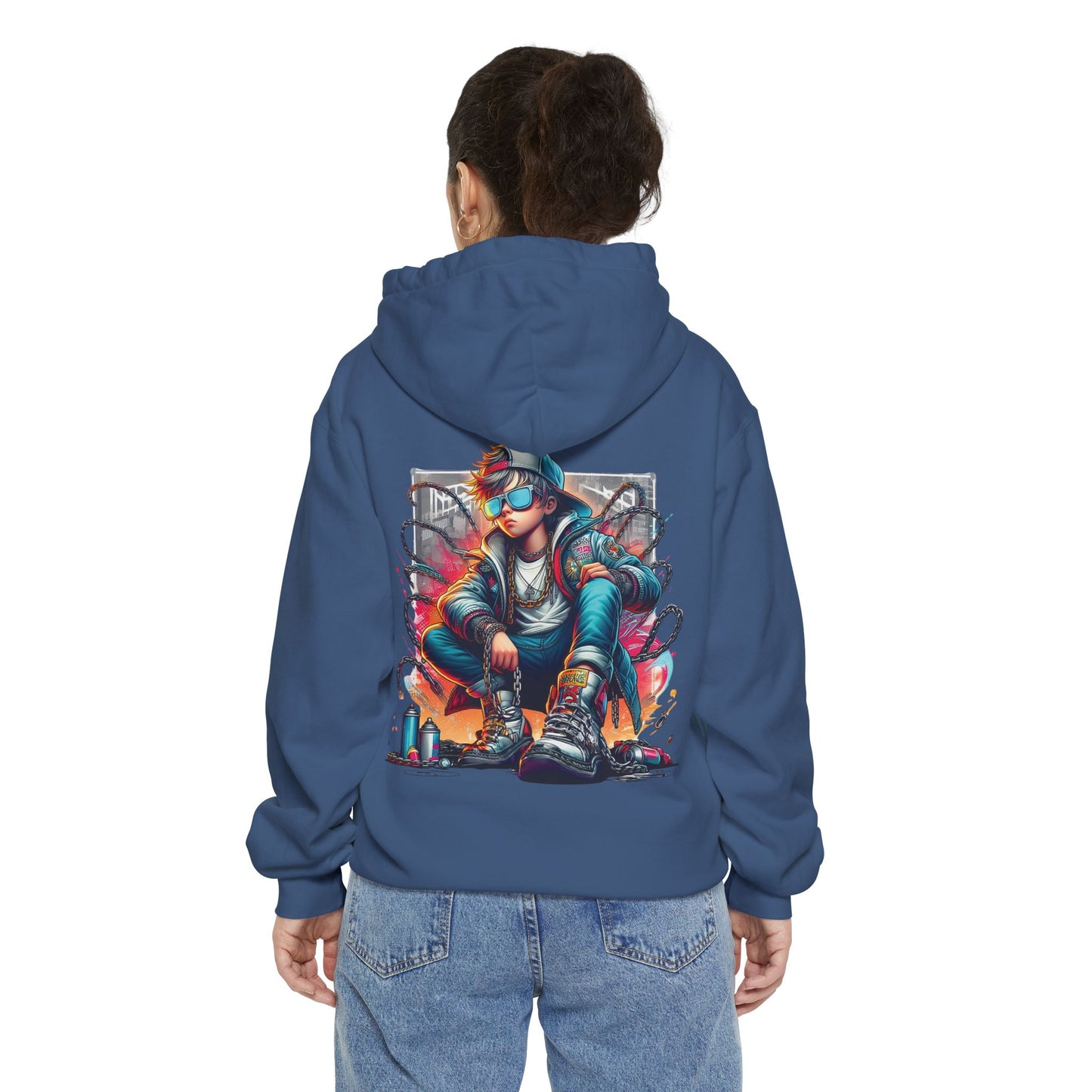 Urban Graffiti King Cloud Hoodie