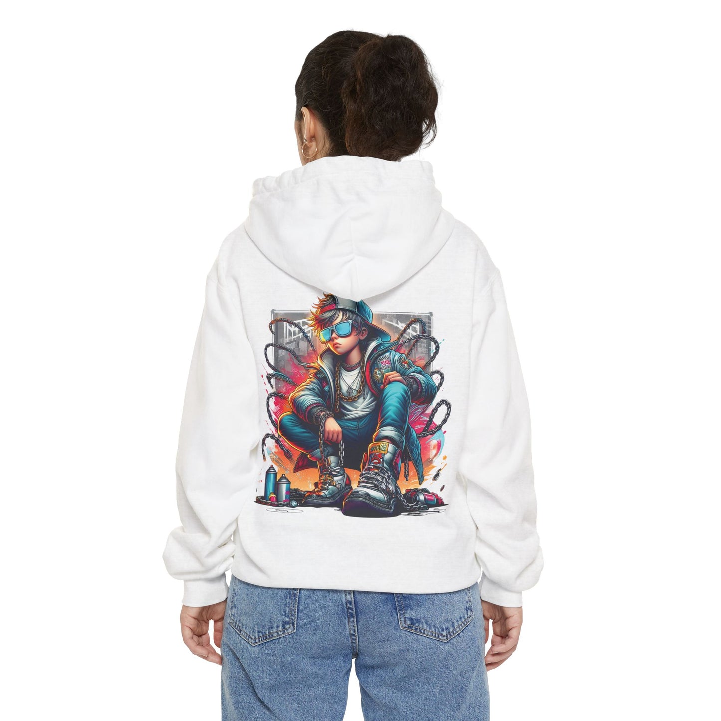 Urban Graffiti King Cloud Hoodie