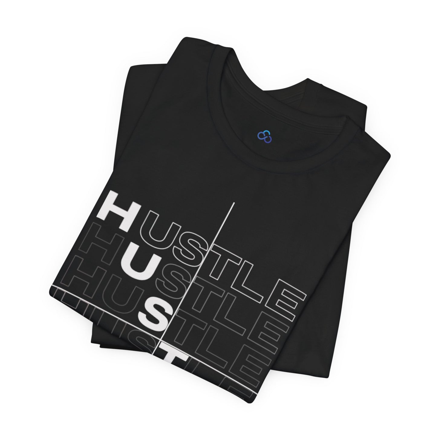 Hustle Grid Cloud Tshirt