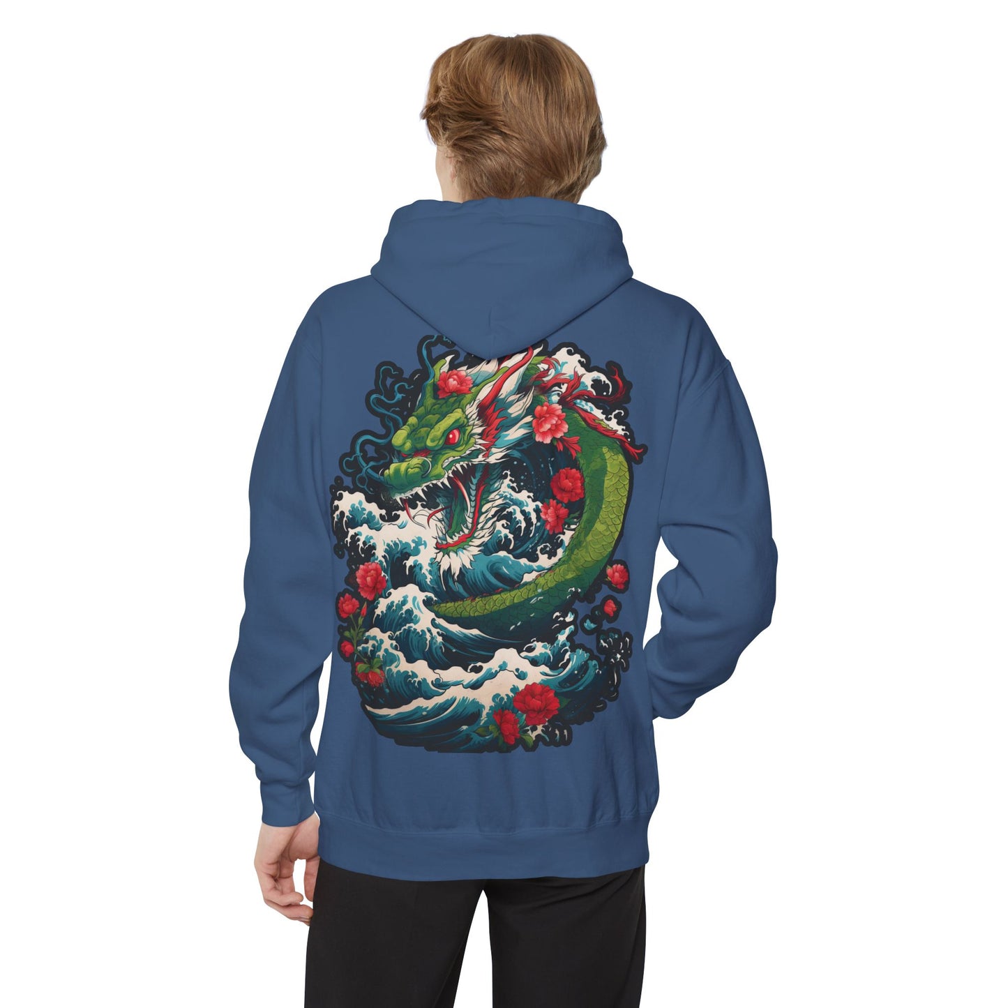 Japanese Dragon Cloud Hoodie