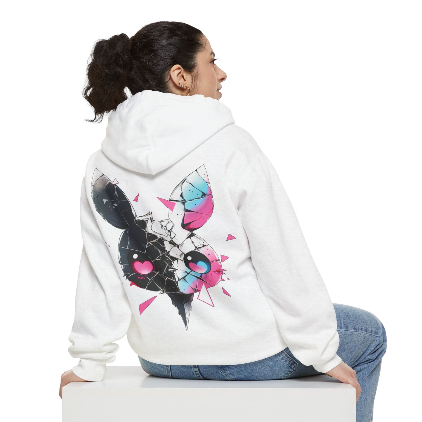 Shattered Bunny Cloud Hoodie