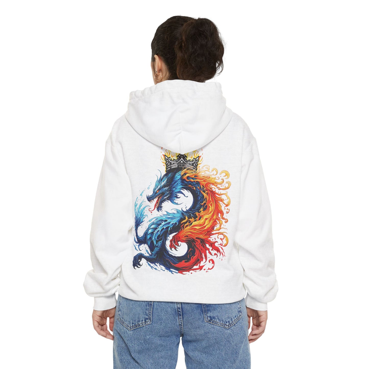 AquaBlaze Dragon Cloud Hoodie