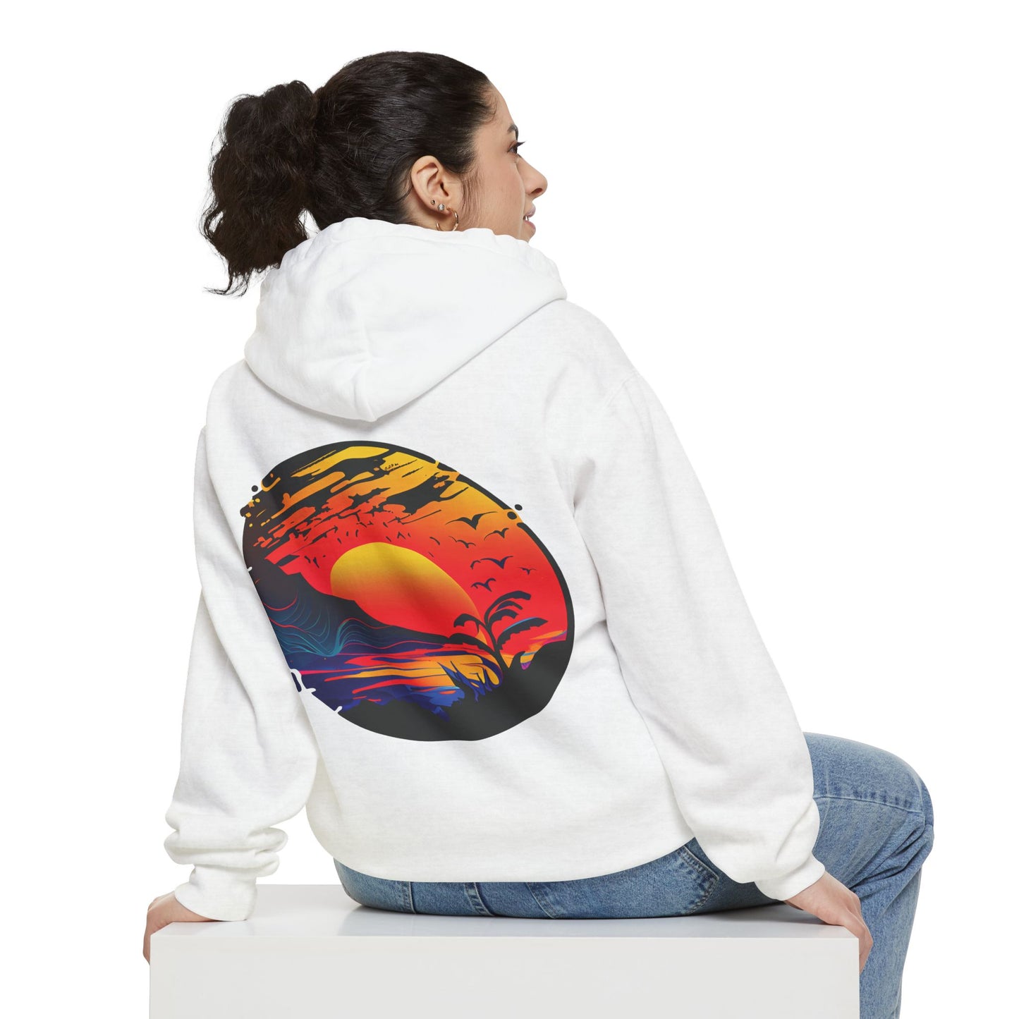 Sunset Serenity Cloud Hoodie