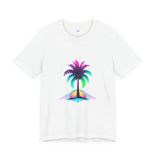 Neon Palm Tree Cloud Tshirt