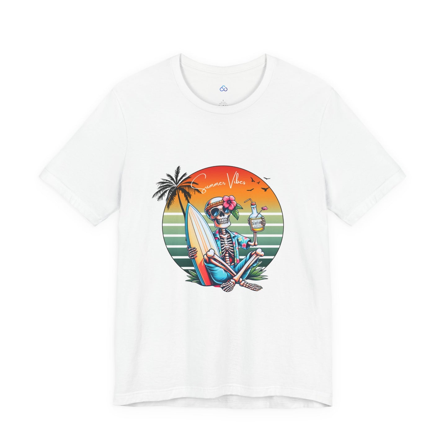 Skelly Summer Vibes Cloud Tshirt