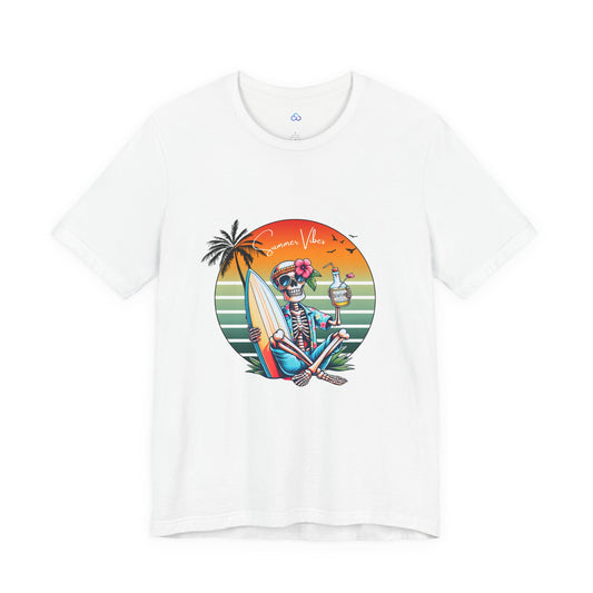 Skelly Summer Vibes Cloud Tshirt