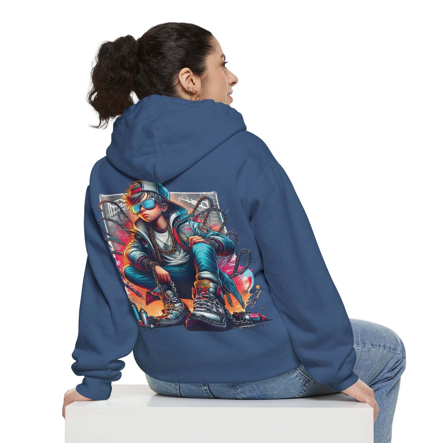 Urban Graffiti King Cloud Hoodie