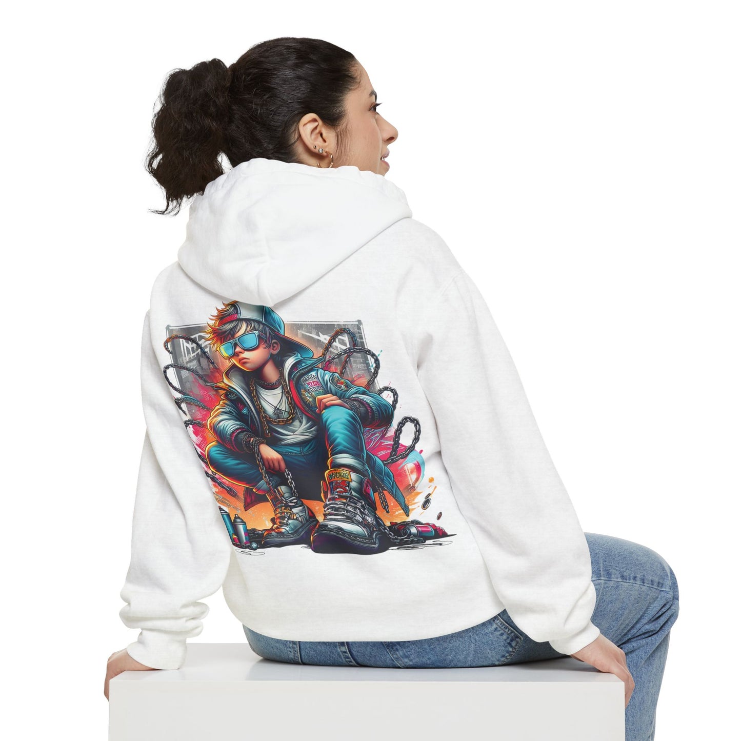 Urban Graffiti King Cloud Hoodie