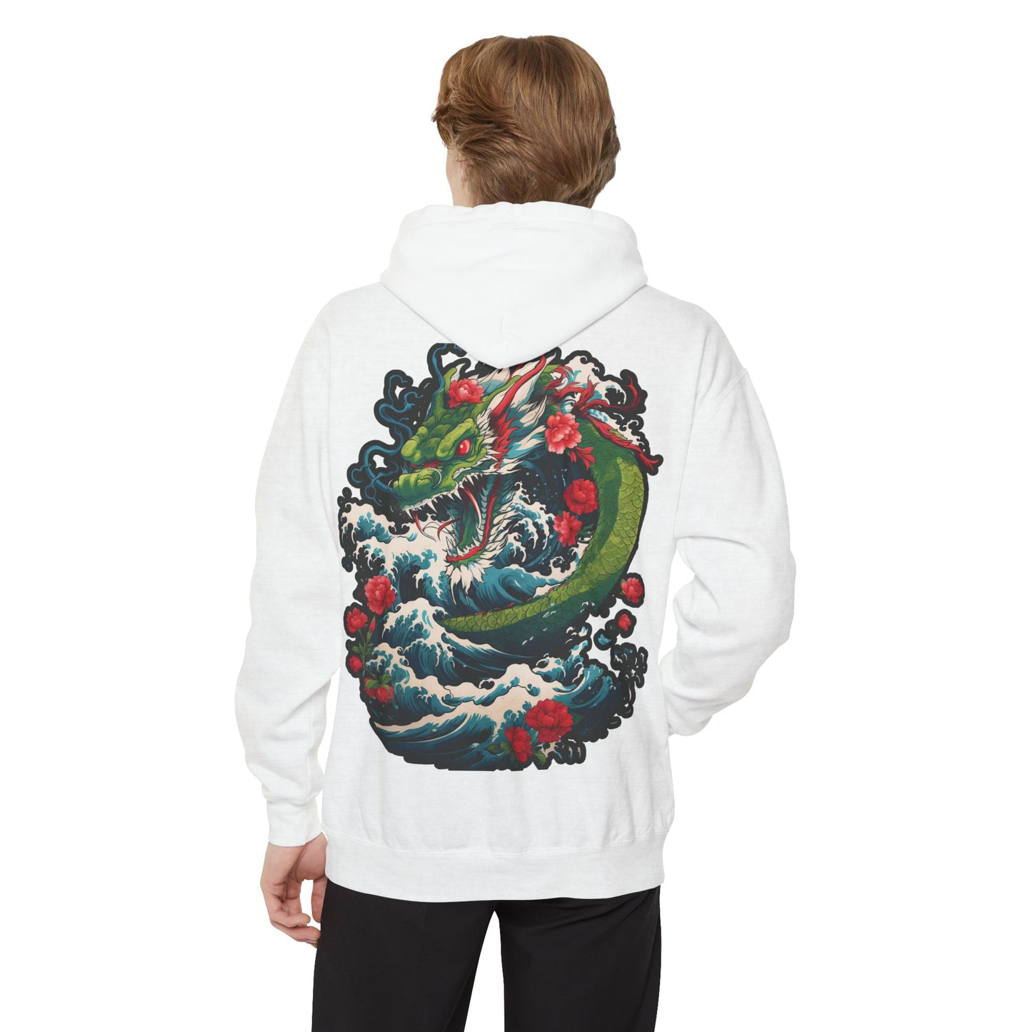 Japanese Dragon Cloud Hoodie