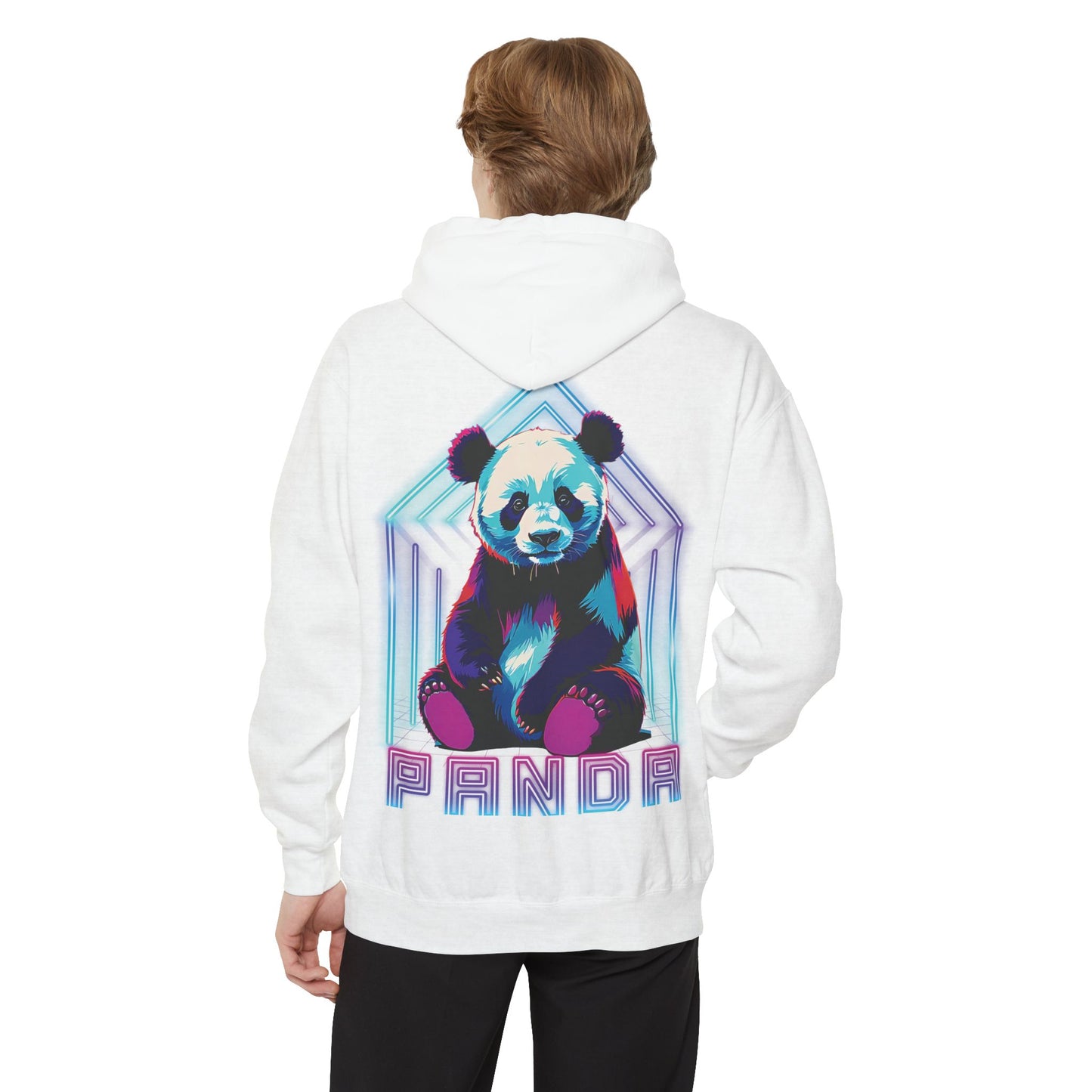 Neon Panda Cloud Hoodie