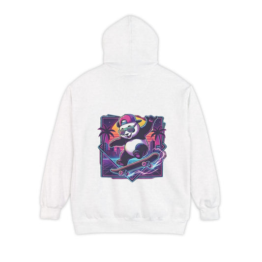 Retro Skate Panda Cloud Hoodie