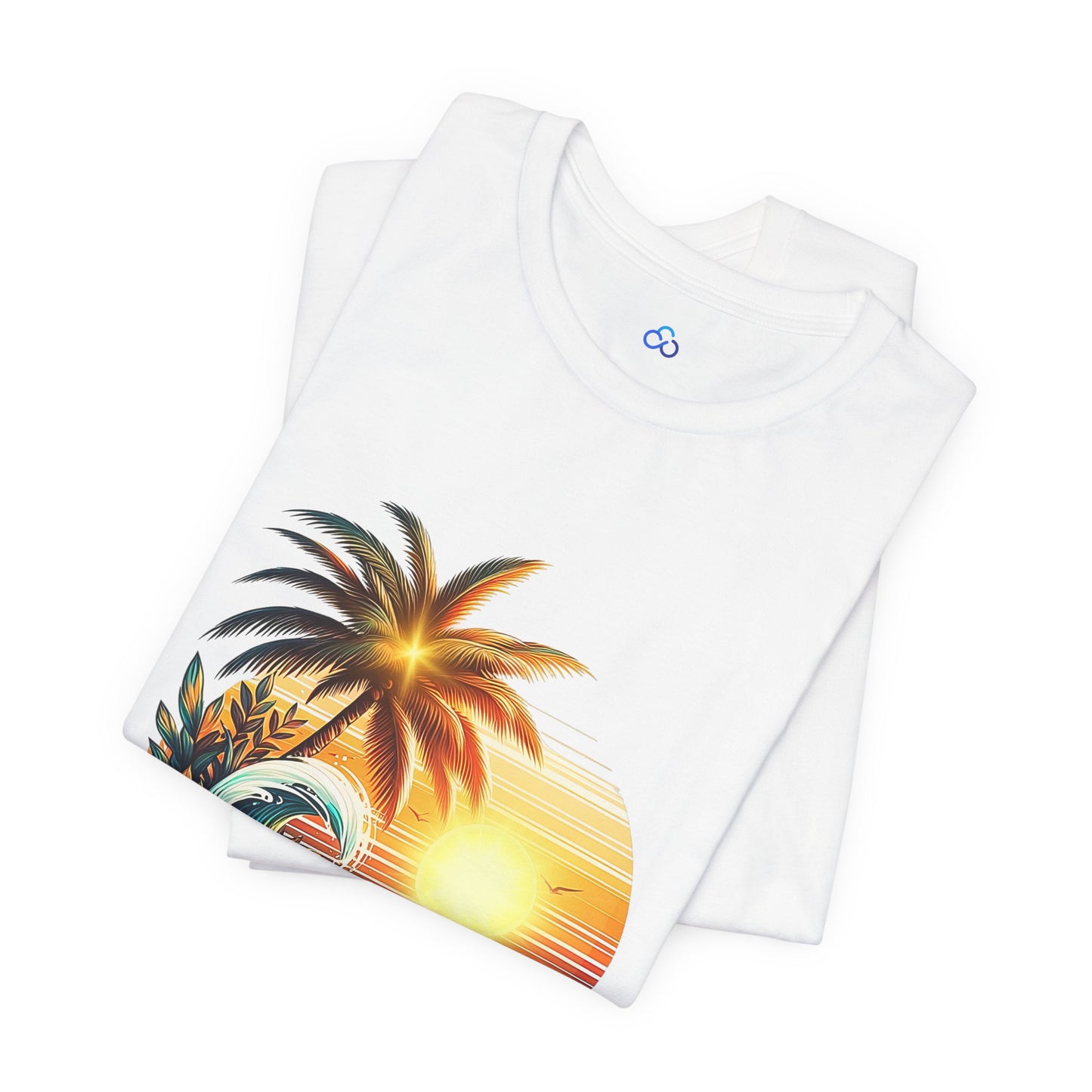 Palm Wave Paradise Cloud Tshirt