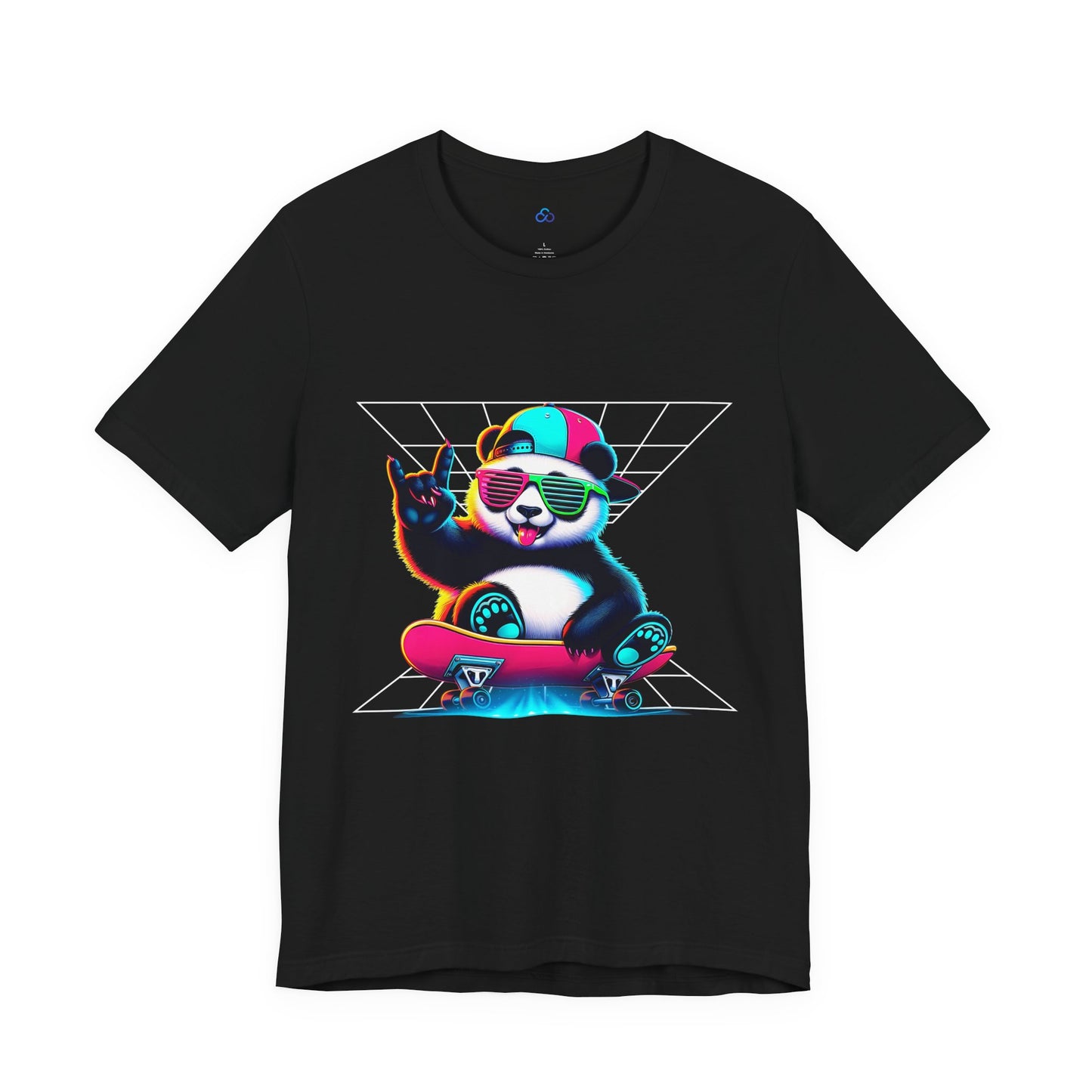 Skater Panda Cloud Tshirt