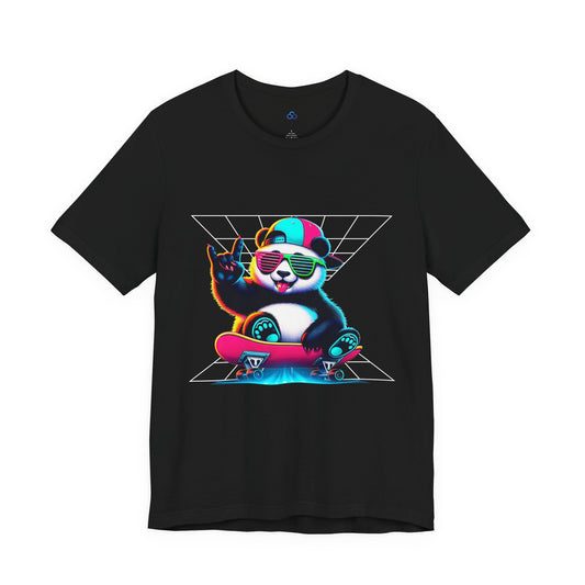 Skater Panda Cloud Tshirt