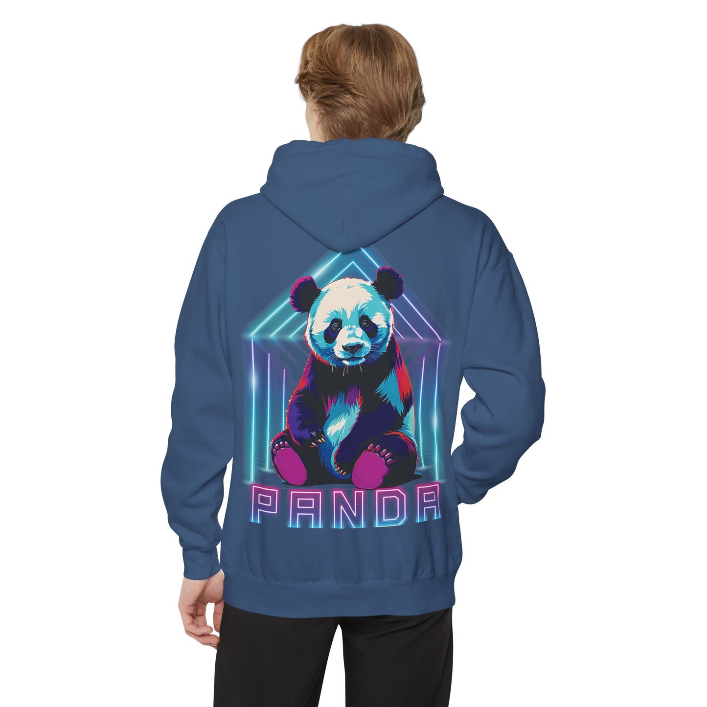 Neon Panda Cloud Hoodie