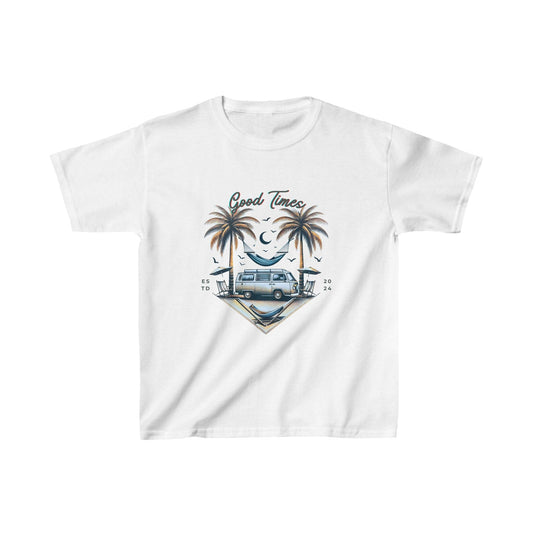 Printify Kids clothes XS / White Kids Good Times Tshirt