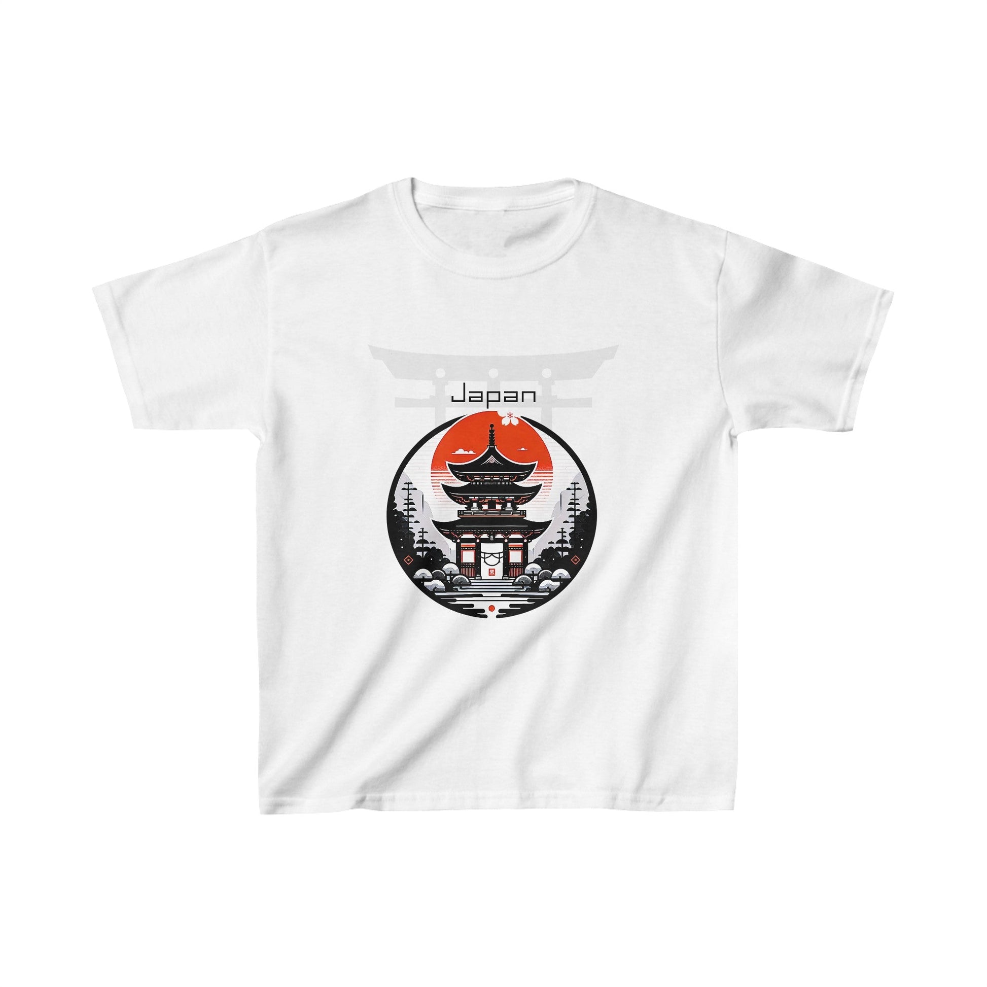Printify Kids clothes XS / White Kids Japan Tshirt