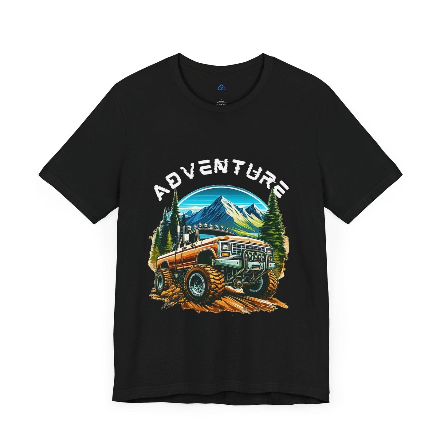Printify T-Shirt Black / S Adventure Truck Cloud Tshirt