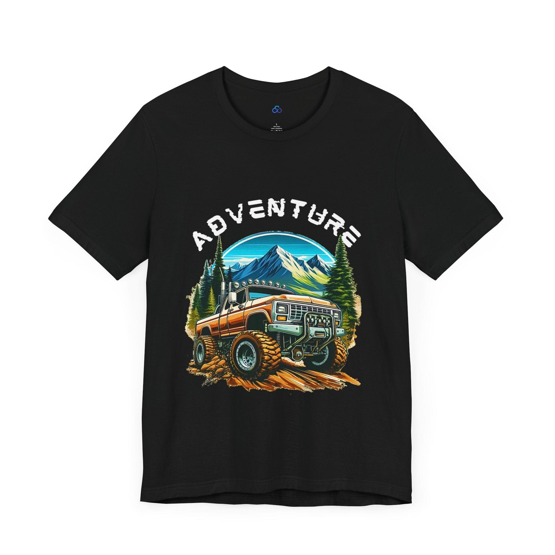 Printify T-Shirt Black / S Adventure Truck Cloud Tshirt