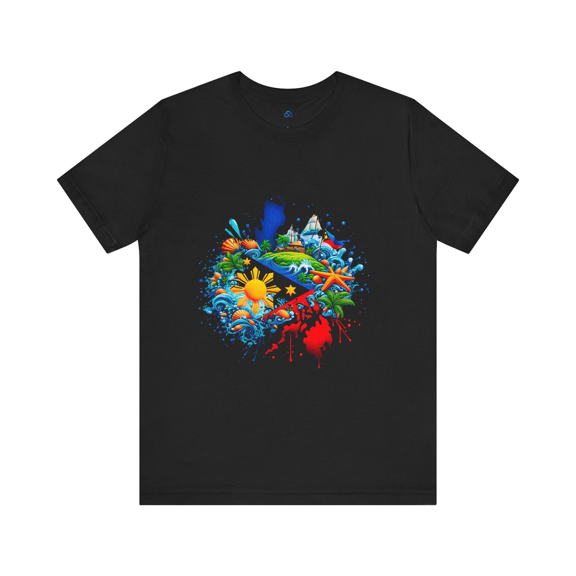 Printify T-Shirt Black / S Philippines Dream Cloud Tshirt