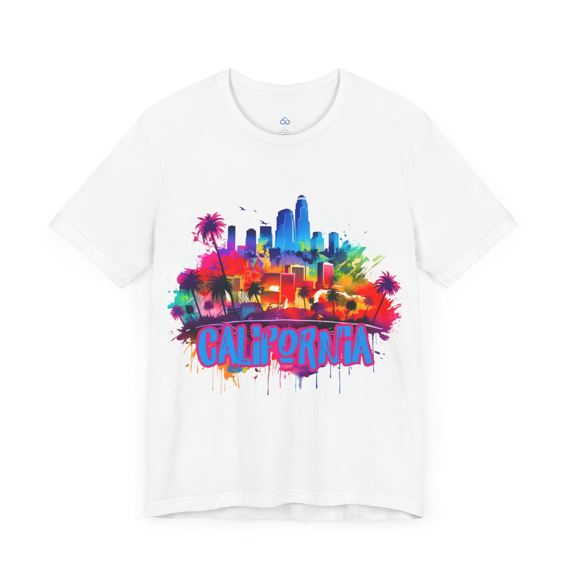 Printify T-Shirt California Cityscape Cloud Tshirt