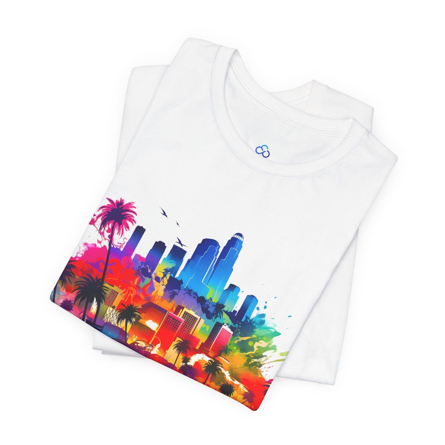 Printify T-Shirt California Cityscape Cloud Tshirt