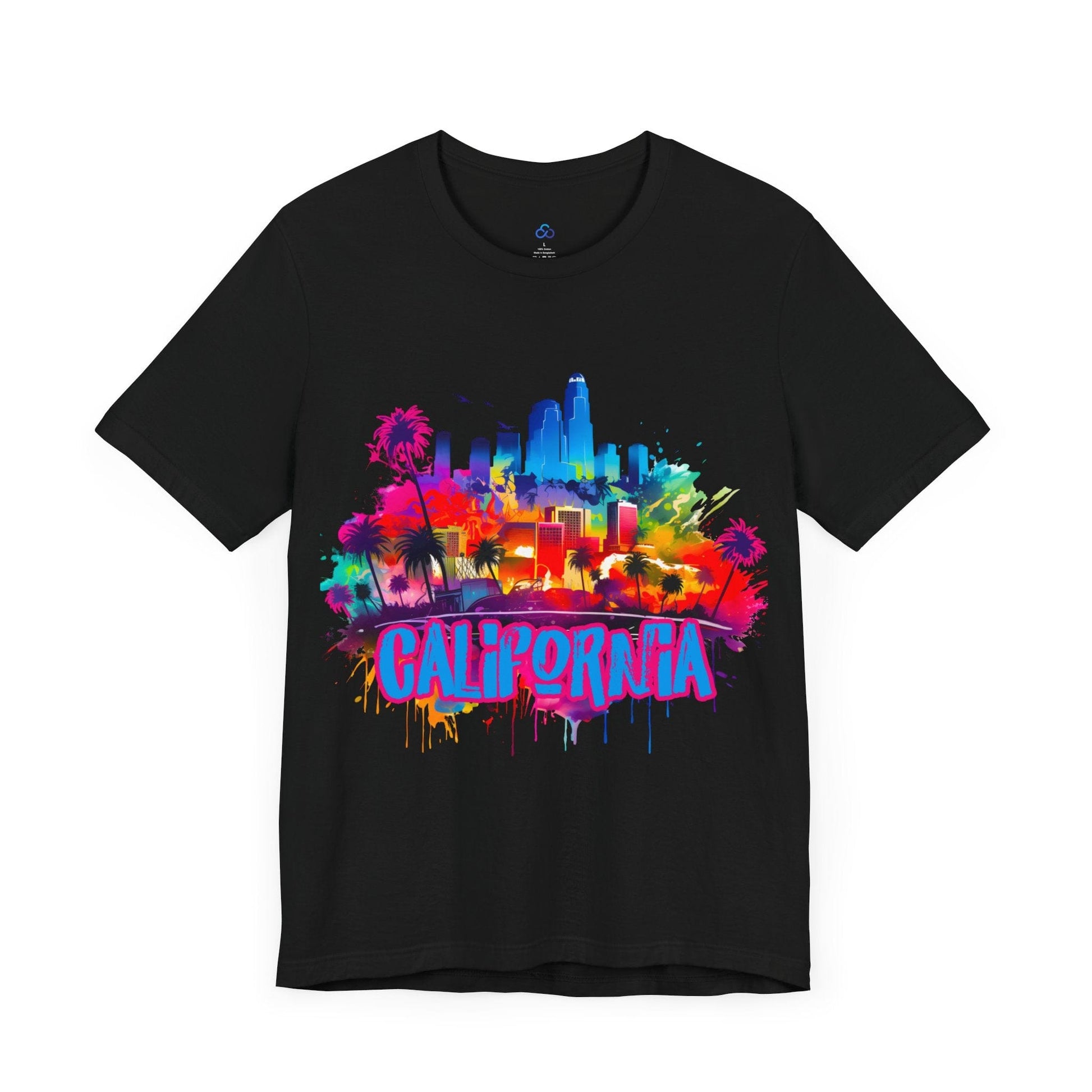 Printify T-Shirt California Cityscape Cloud Tshirt