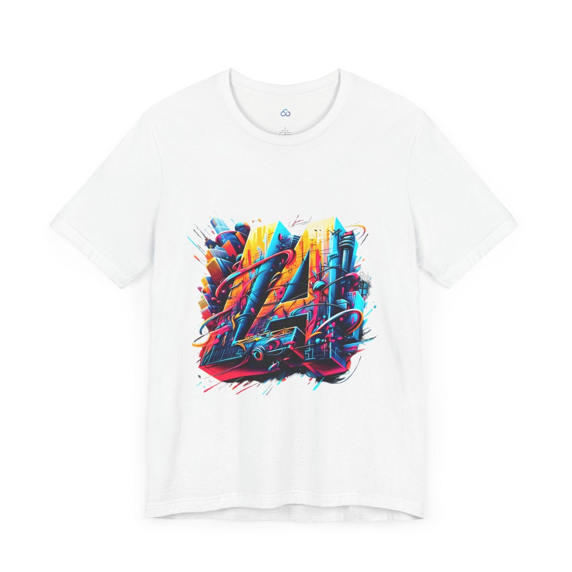 Printify T-Shirt LA Skyline Cloud Tshirt
