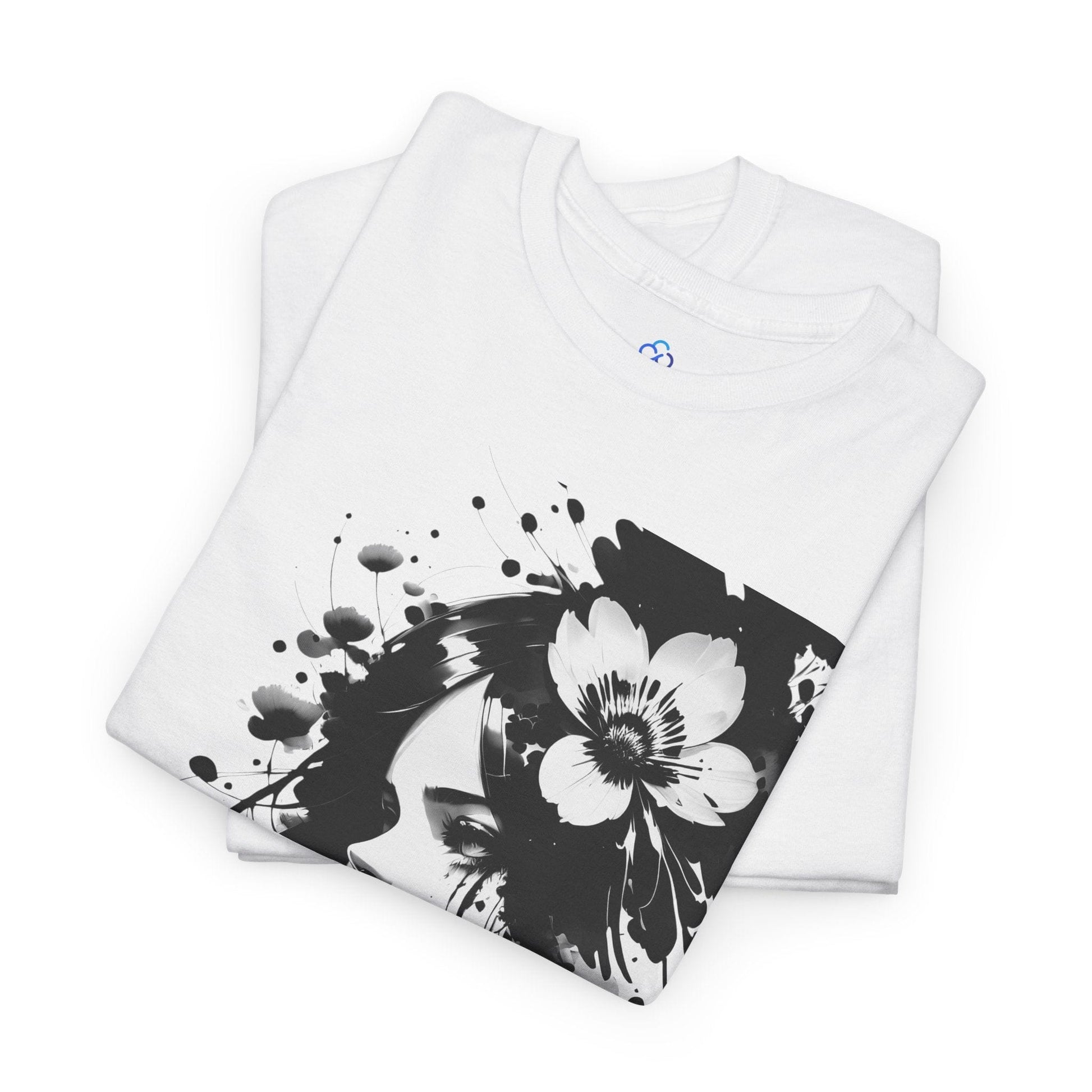 Printify T-Shirt Midnight Blossom Classic Tshirt