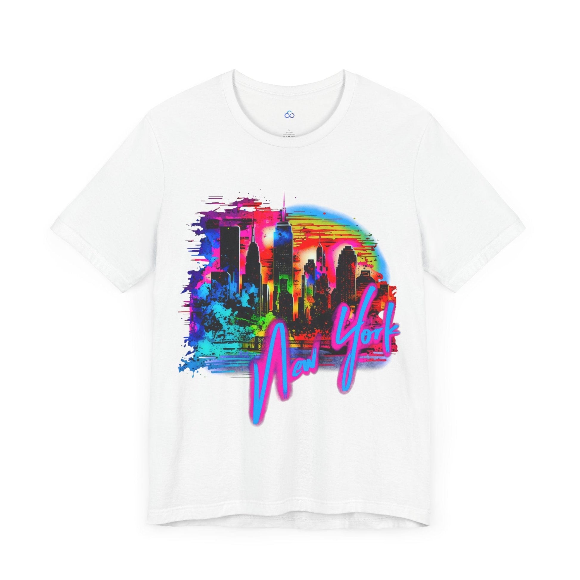 Printify T-Shirt New York Cityscape Cloud Tshirt