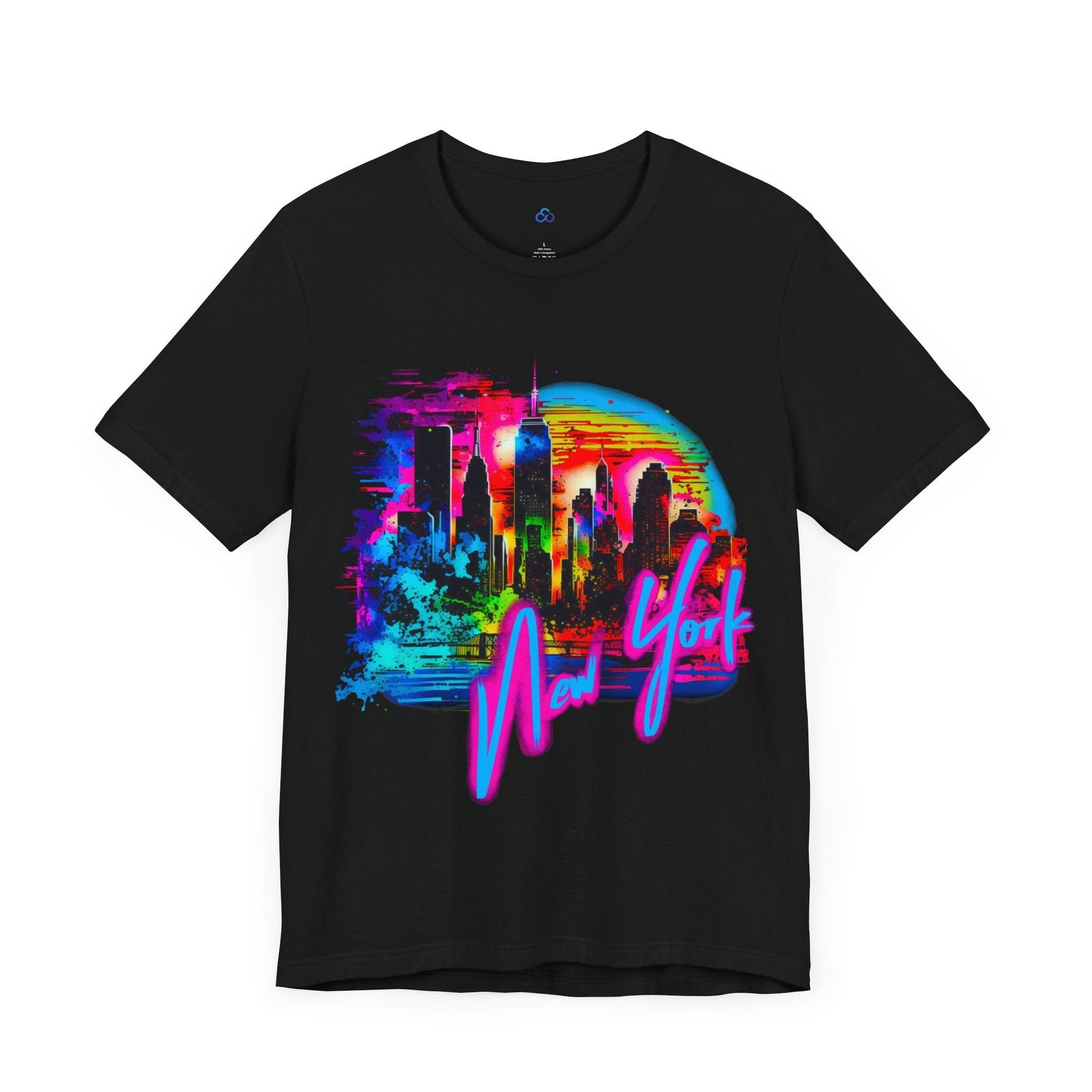 Printify T-Shirt New York Cityscape Cloud Tshirt