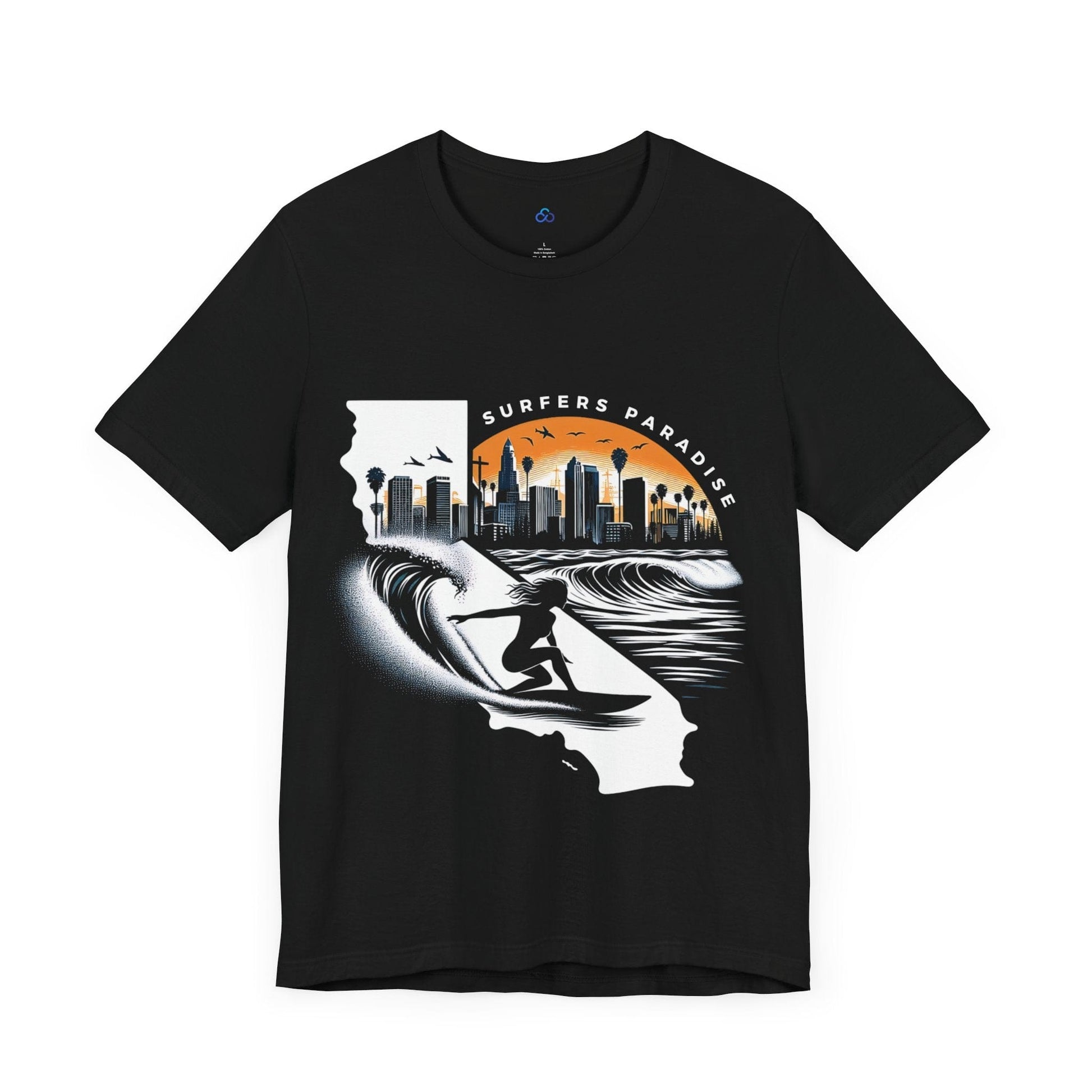 Printify T-Shirt Surfers Paradise Cloud Tshirt