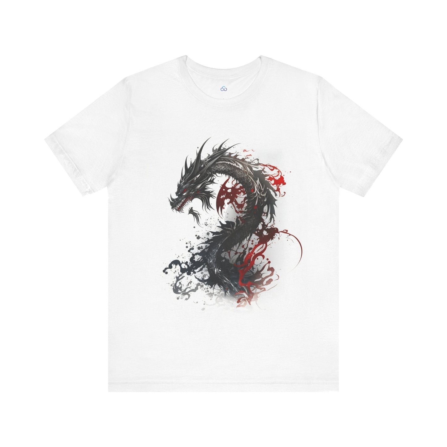 Printify T-Shirt White / S Infernal Serpent Cloud Tshirt