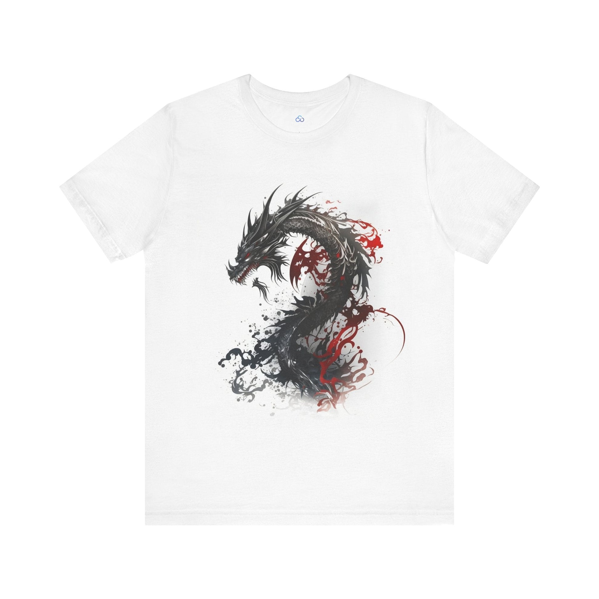 Printify T-Shirt White / S Infernal Serpent Cloud Tshirt