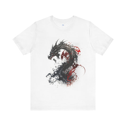 Printify T-Shirt White / S Infernal Serpent Cloud Tshirt