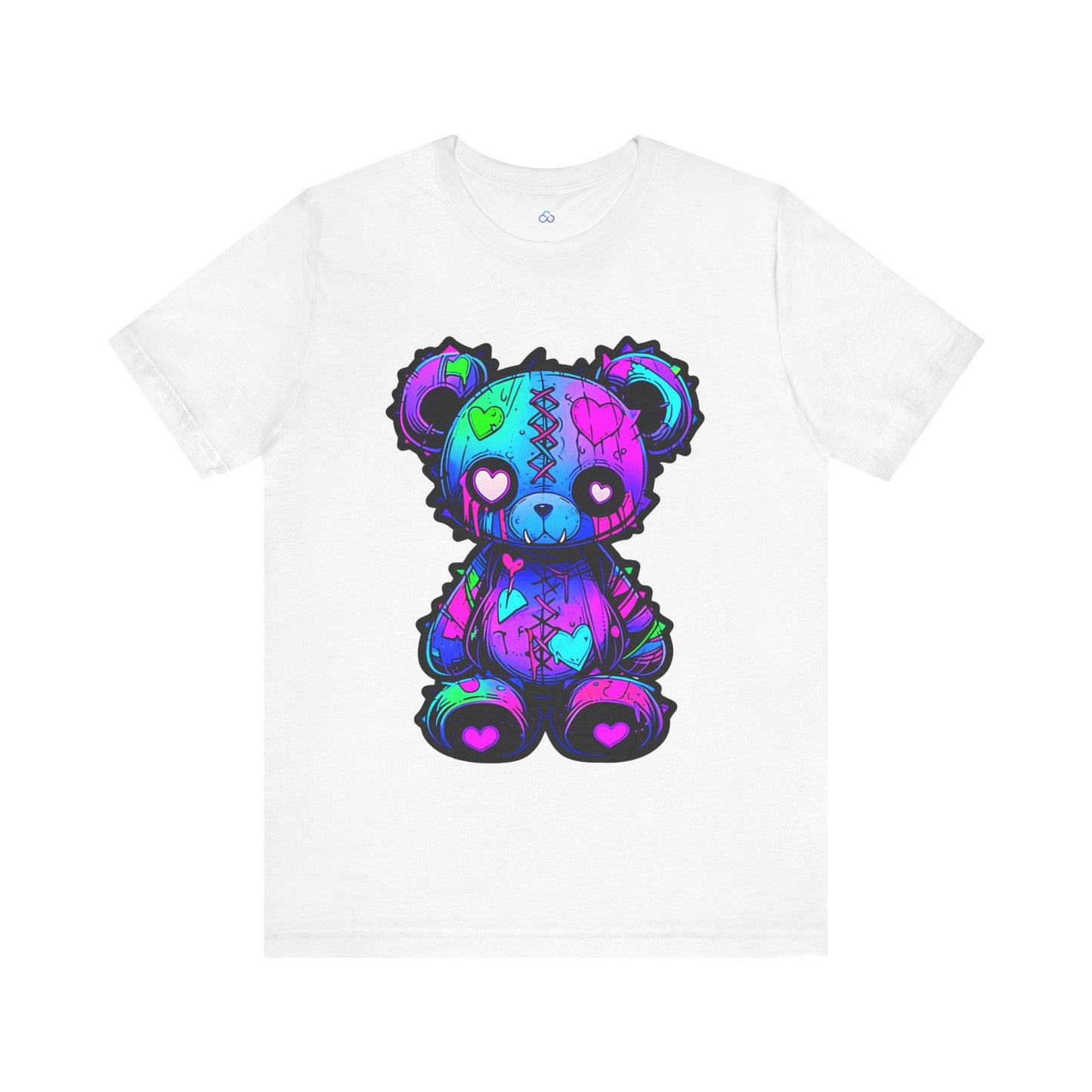 Printify T-Shirt White / S Voodoo Teddy Bear Cloud Tshirt